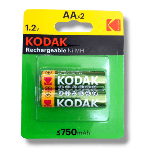 Pilas Kodak Set X2, AA Recargables 750MAH