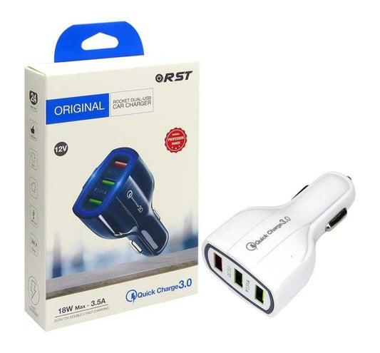 CARGADOR 3.0 USB 3.5 AMP RST CARGA RAPIDA