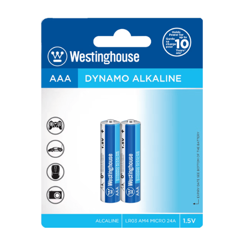 PILA WESTINGHOUSE ***AAA*** SET 2PCS ALKALINA