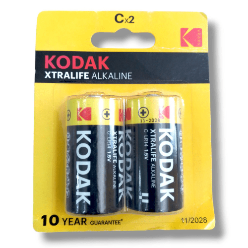 Pilas Kodak Set X 2, Modelo C, Alcalinas.