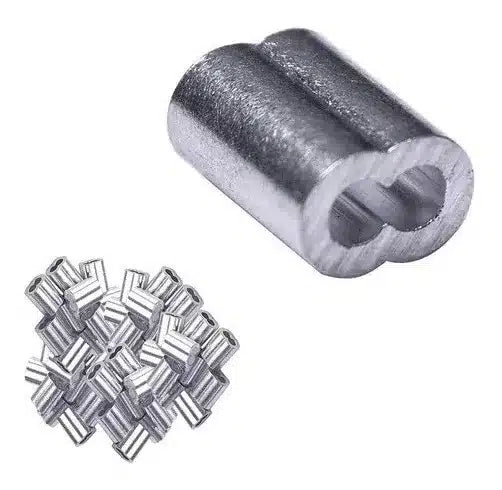 Casquillos de aluminio para Piola 1-2mm