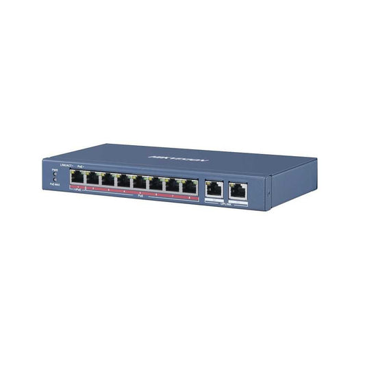 Switch 7 Puertos PoE + 1 Hi-Poe + 2 Uplink