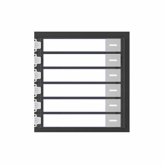 Modulo Estacion De Puerta 6 Botones DS-KD-KK Hikvision