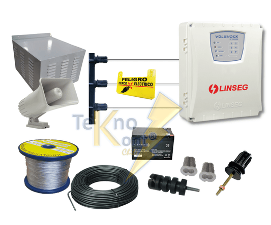 Kit 165 Metros Cerco Electrico LINSEG Volshock 3500