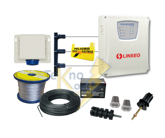 Kit 30 Metros Cerco Electrico LINSEG Volshock 3500