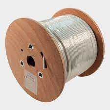 Cable FTP Cat 6 305m 4 Pares LSZH 24 AWG Blanco Ext Blindaje