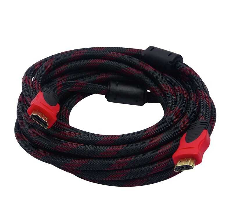 Cable HDMI 10 Metros, Doble Filtro Malla, En Bolsa