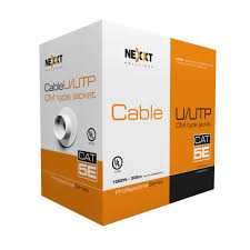 Cable UTP Cat 5E NEXXT 305m 4 Pares Gris