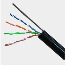 Cable UTP Cat 5E NHTD 305m 4 Pares Exterior con Mensajero