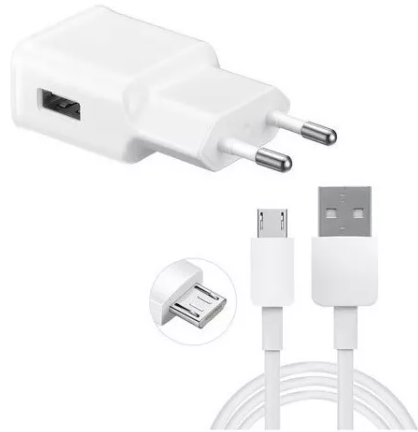 Cargador de telefono 15W USB con cable microusb