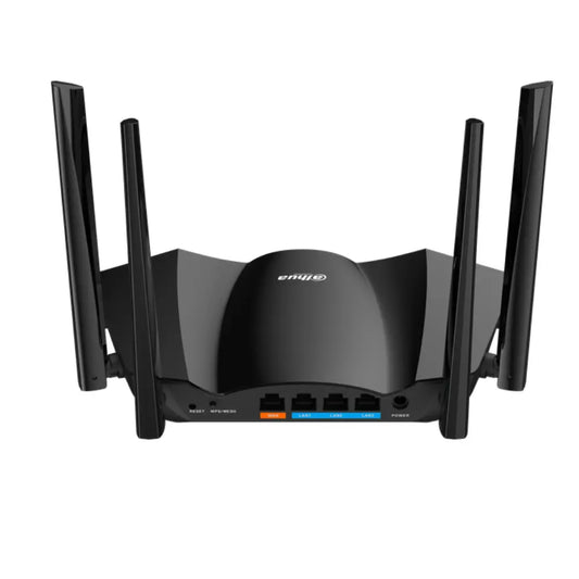 ROUTER WIFI DAHUA. 3Gbps. 2.4-5Ghz. 4 antenas 5dBI C/U. Firewall Software. Bi-dire. MU-MIMO