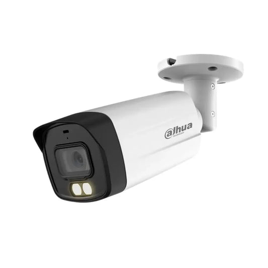 Camara HDCVI tipo Bullet 2mp doble iluminador lente fijo 2.8mm IP67