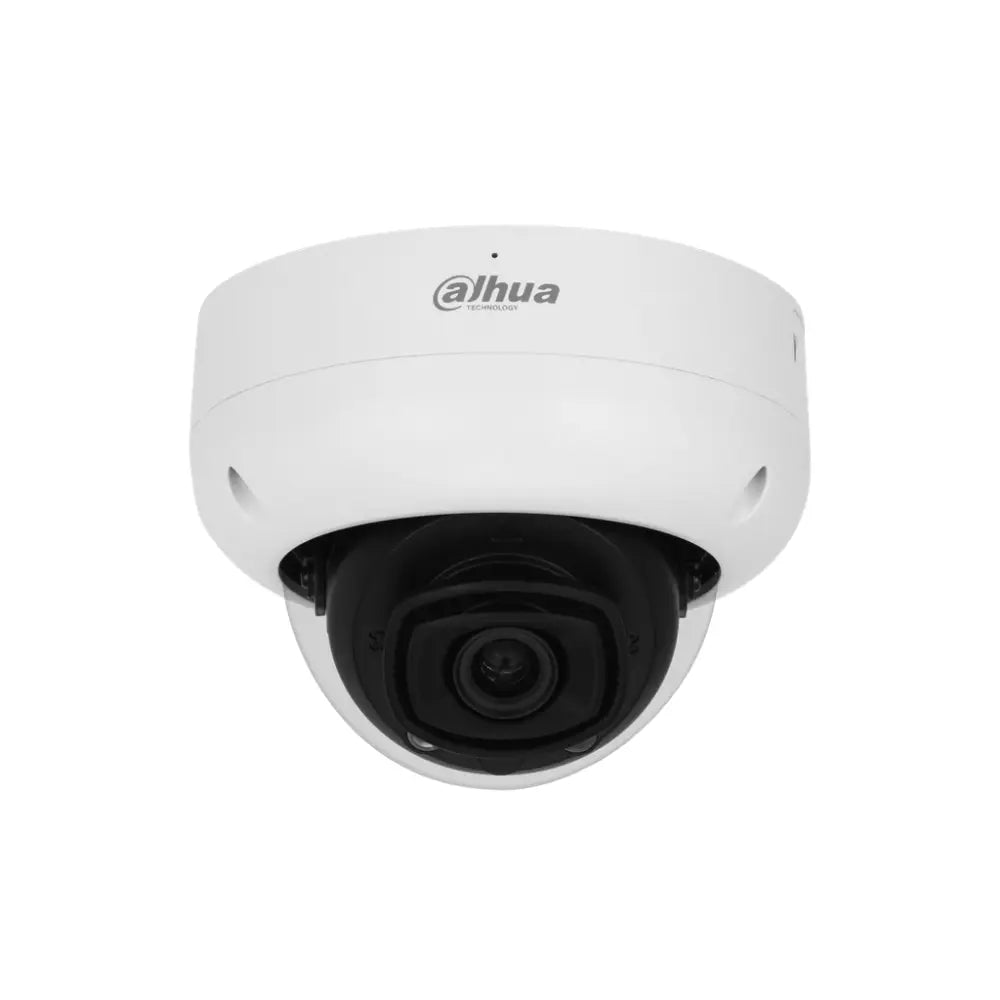 Camara Minidomo Dahua 5MP IA Lente 2.8mm 12v Poe IP67 IK10