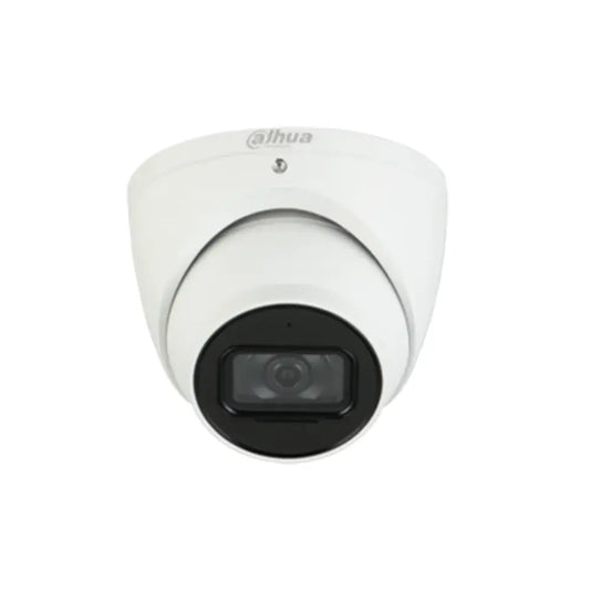 Cámara Dahua IP domo con inteligencia artificial 4MP 2.8mm IR50 Poe