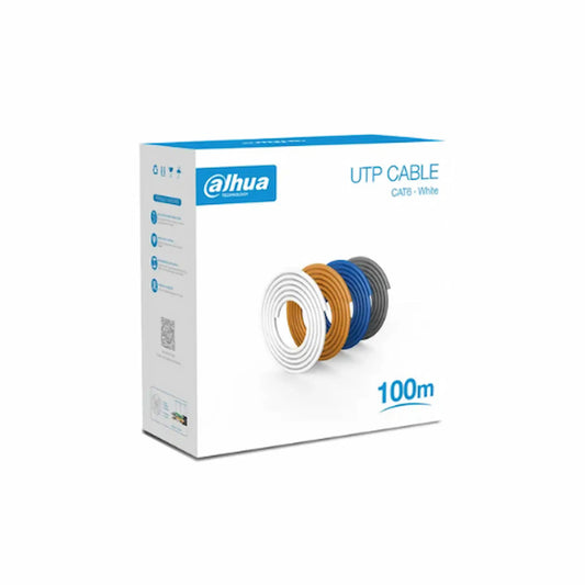 ROLLO DE CABLE 100MTS. DAHUA UTP CAT6.