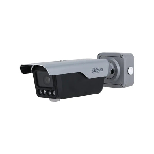 Camara LPR IP Dahua 4MP para deteccion 10m 80kmh Lente Motorizado 2.7 a 12mm