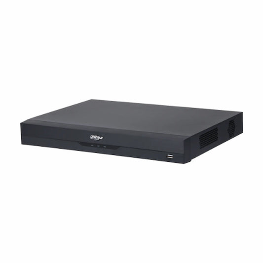 NVR Dahua 8 canales soporta 2 HDD hasta 16TB IA Perimetral protecction ANPR, FD, FR