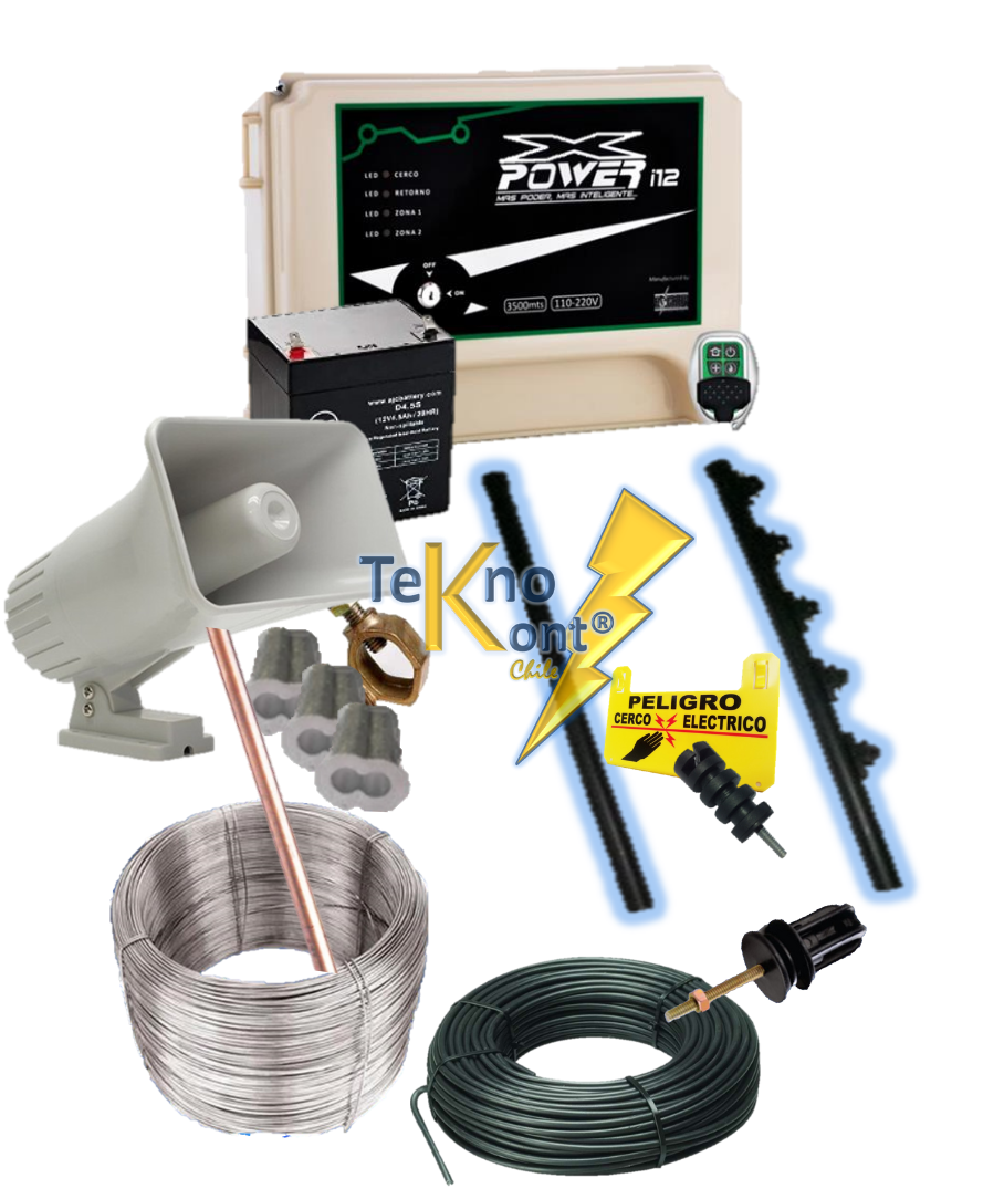 Kit 210 metros Cerco Eléctrico HAGROY