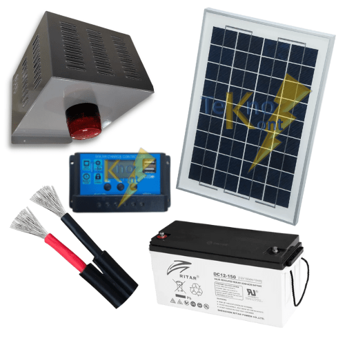 KIt Solar de supervivencia 12 vol 9amp