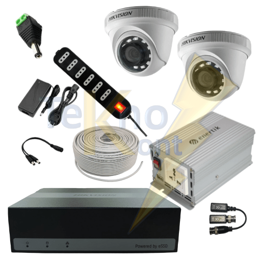 KIT INTEGRACION CCTV PARA AUTOS 2 DOMOS