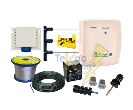 Kit 30 Metros Cerco Electrico Hagroy I8