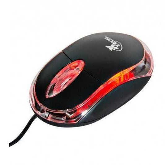 Xtech Mouse Optico 3 botonesUSB Negro-R