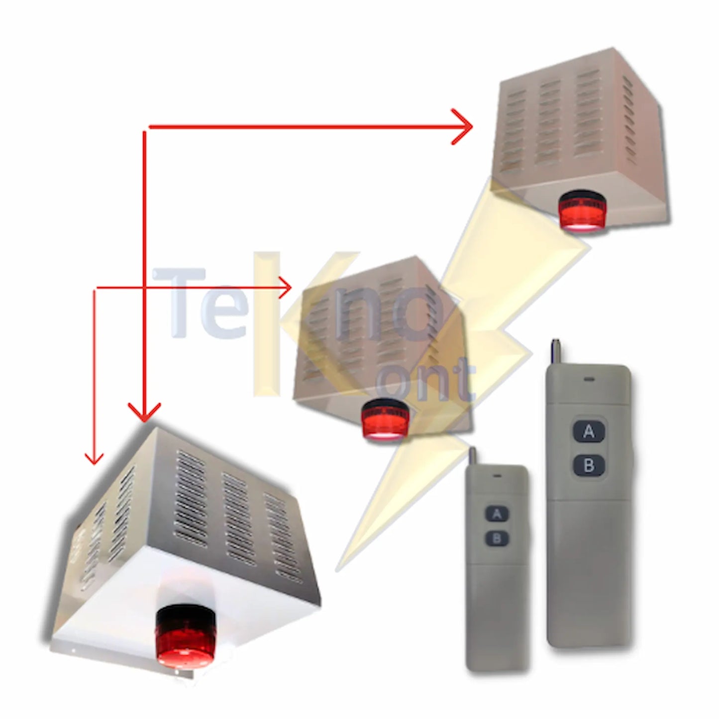 Alarma Comunitaria Triple LITE LARGO ALCANCE